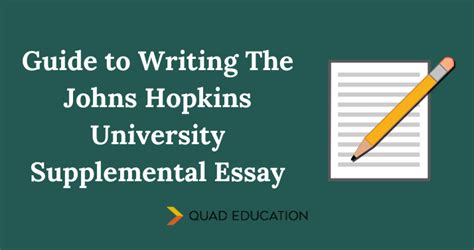 how to write johns hopkins supplemental essay: exploring the depths of your extracurricular activities